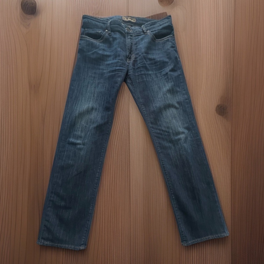 34 Heritage Courage Jeans 36x34 Mid Rise Straight Medium Dark Wash (139)